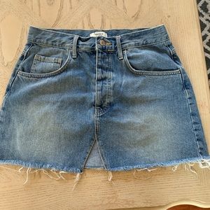 Light jean skirt